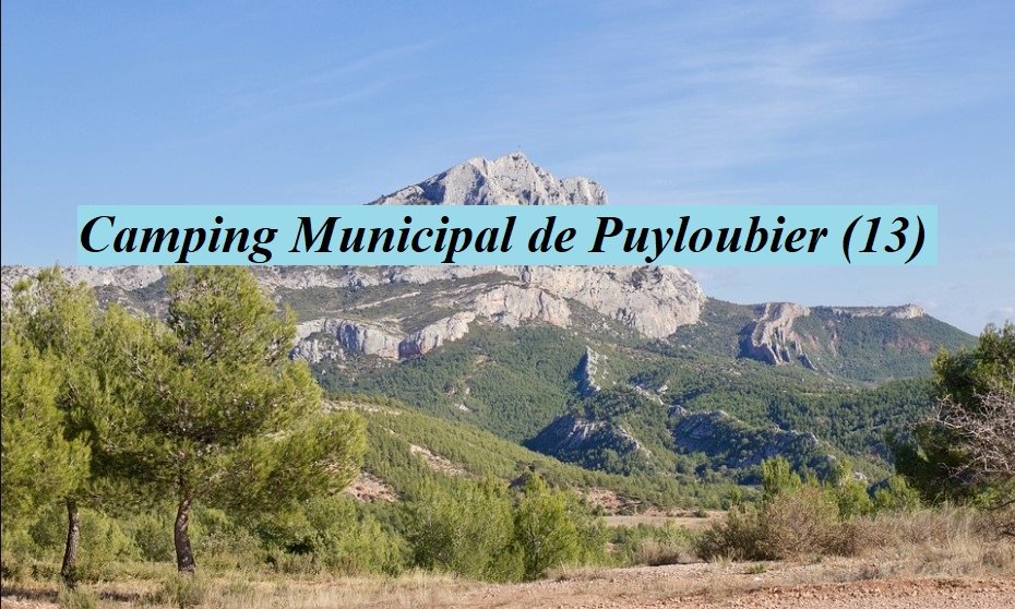 Camping municipal de Puyloubier (13 )